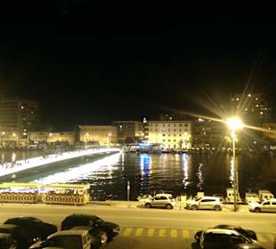 Blick zum Hafen