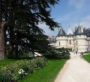 Das Schloss von den Ställen aus gesehen