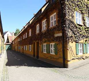 Gasse in der Fuggerei