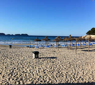 Der mittlere Strandabschnitt