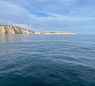 Entlang der Küste der Algarve