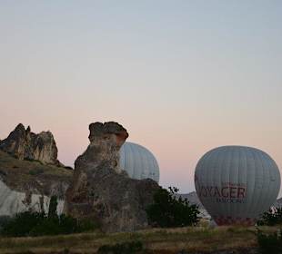 Pierwsze startujące balony