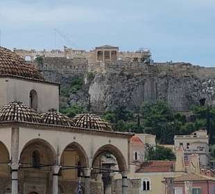 Blick auf die Akropolis