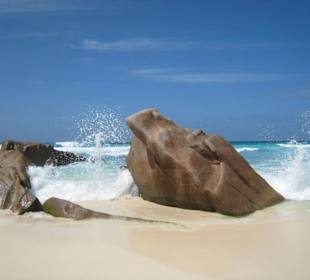Schönster Strand auf La Digue