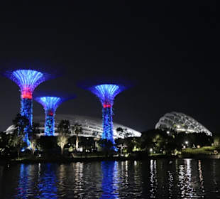 Gardens by the Bay abends