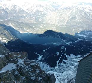 Zugspitze Aussicht zum Eibsee