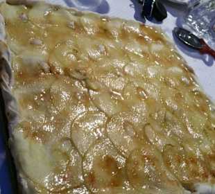 Flammkuchen mit Calvados...