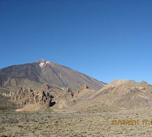 Blick auf Teide Vulkanspitze