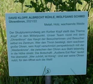 Skulpturenrundweg "Köpfe am Korber Kopf"