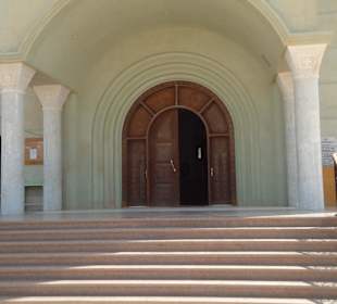 Eingang der Koptischen Kirche