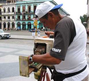 Schwarz Weiss Fotograf am Capitol