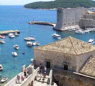 Widok na Adriatyk z Murów Obronnych