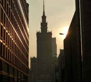 Noch das höchste Gebäude: Palac Kultury i Nauki 