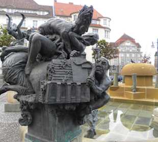 Göbelbrunnen auf dem Hallmarkt