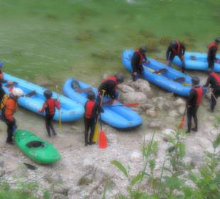 Raftingtouren/Kanufahrten auf der Salza
