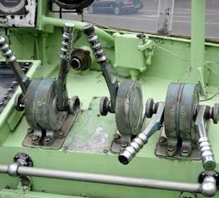 Der obere Leitstand des Rettungskreuzers