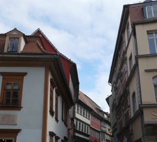 Bei der bebauten Krämerbrücke