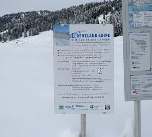 Grenzlandloipe bei Hittisau 