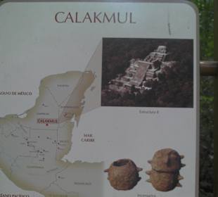 Hinweisschilder über die einstige Größe der Stadt