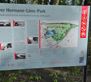 Infotafel des Parks