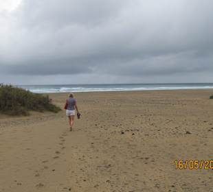 Strand von Cofete bei Regen