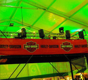 Bühnensteuerung Rock-Zelt