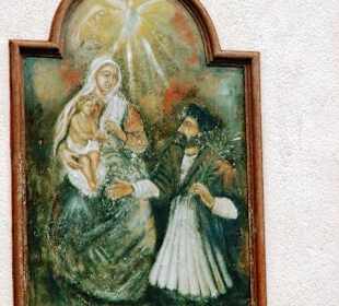 Wandbild an Haus