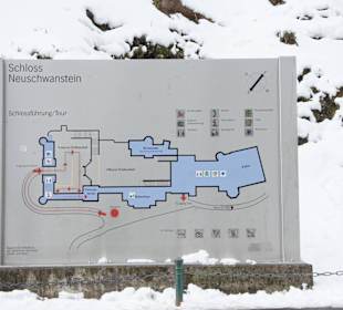 Map outside the castle