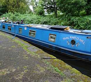 Haus Narrow Boat im Hafen von Trevor