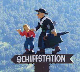 Wegweiser im Stil der alten Zeit 