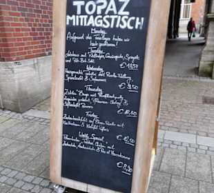 Der wechselnde Mittagstisch im Topaz