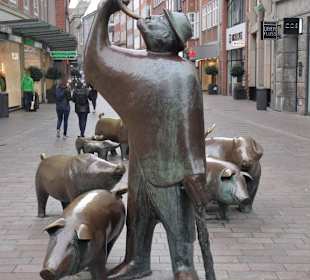 Ansichten des Denkmals in der Sögestraße