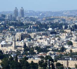 Ausblick über Jerusalem