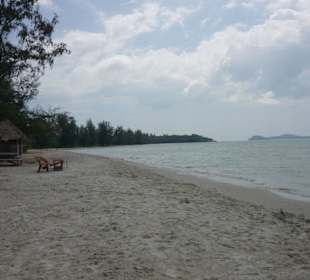 Fast am Ende vom Otres Beach