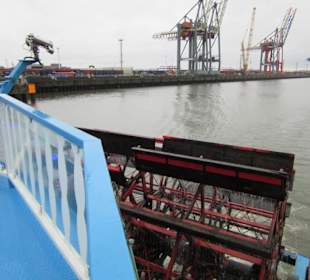 Ausblick auf den Containerhafen