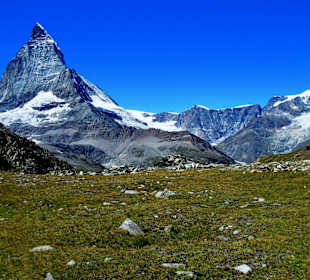 Matterhorn (4477 m) vom Riffelberg aus