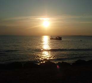 Sonnenuntergang am Strand