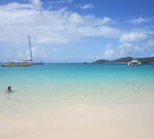 Wasser beim Whitehaven Beach