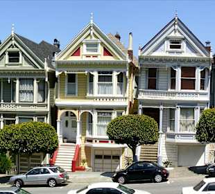 Painted Ladies am Alamo Square