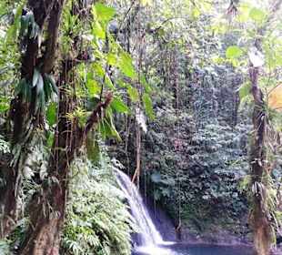 Bei den Wasserfällen
