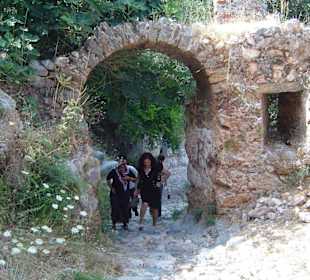 Uliczka niedaleko twierdzy