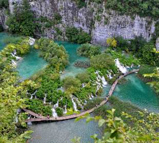 Hier mit wenigen Touristen vorheriges Gewitter