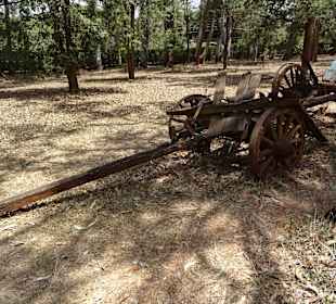 Alte Landmaschinen im Freigelände