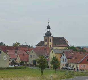 Die evangelische Martinskirche in Wetzhausen