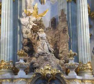 In der Frauenkirche von Dresden