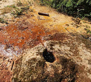 ...ein paar Mineralquellen gibts unterwegs..