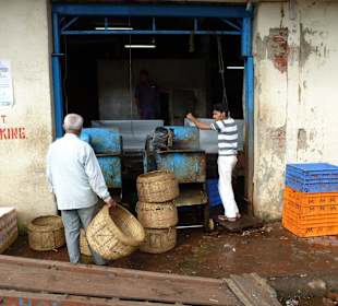 Eisproduktion für den Fischmarkt