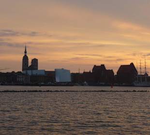 Sonnenuntergang Stralsund
