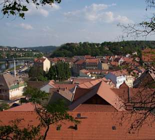 Blick von der Burg aus über die Altstadt