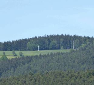 Blick von Viechtach auf den Kronberg